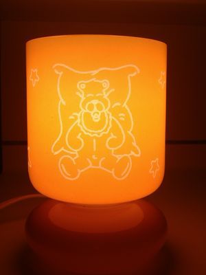 Lampe veilleuse enfant gravée personnalisée "Tendre ourson"