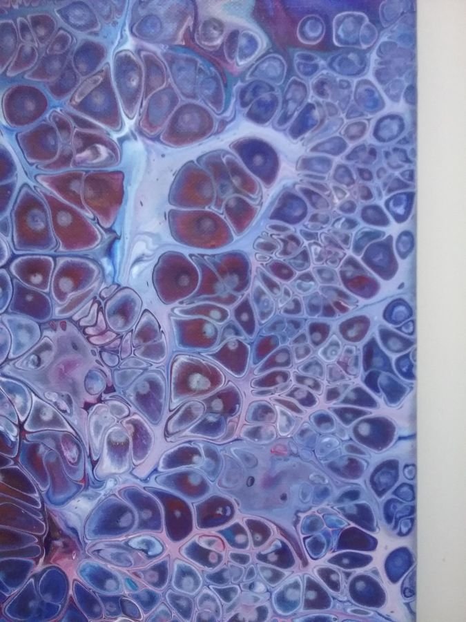 Peinture abstraite - Cellules