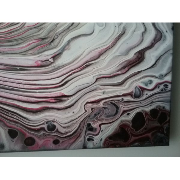 Peinture abstraite - Crat&egrave;re de Mars