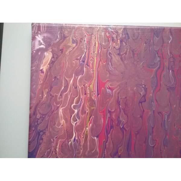 Peinture abstraite - Mauve dor&eacute;