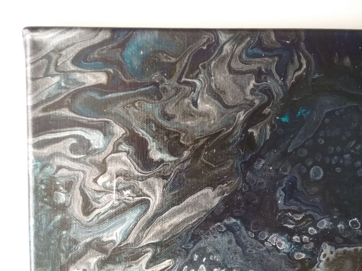 Peinture abstraite - Mer noire