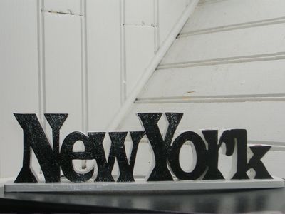 Porte Stylo original bois personnalisé "New-York"